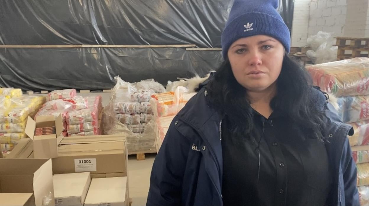 Hanna Chaban, responsable de la ONG 'Operación Bendita'