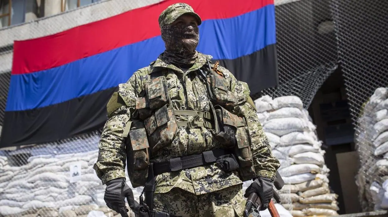 Un mercenario del Grupo Wagner, la organización paramilitar creada por iniciativa rusa