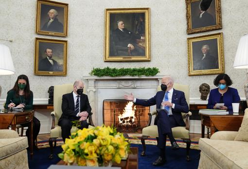 Scholz se ha reunido con Biden en la Casa Blanca