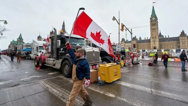 Canadá declara el estado de emergencia en la provincia de Ontario por las protestas antivacunas