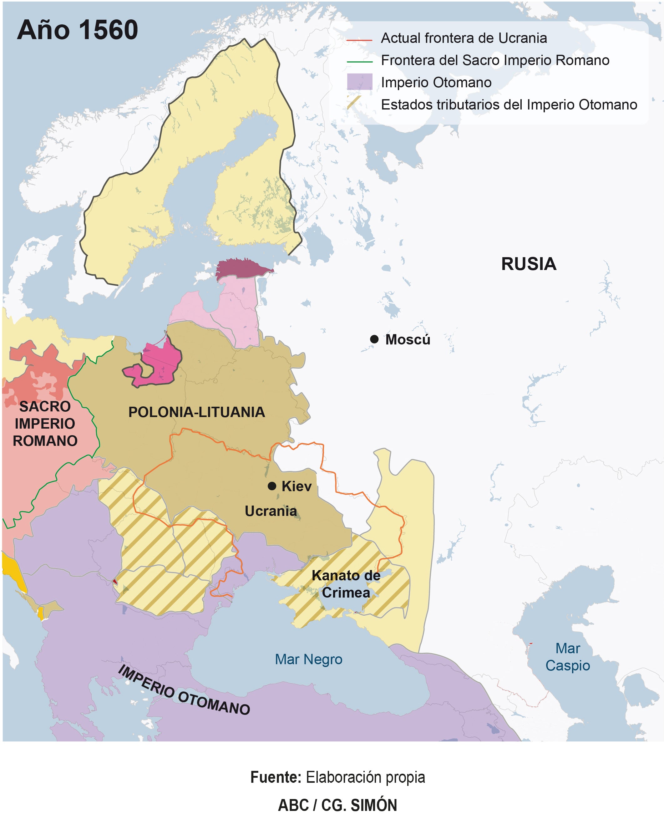 Ucrania, una tierra en permanente disputa en el corazón de Europa