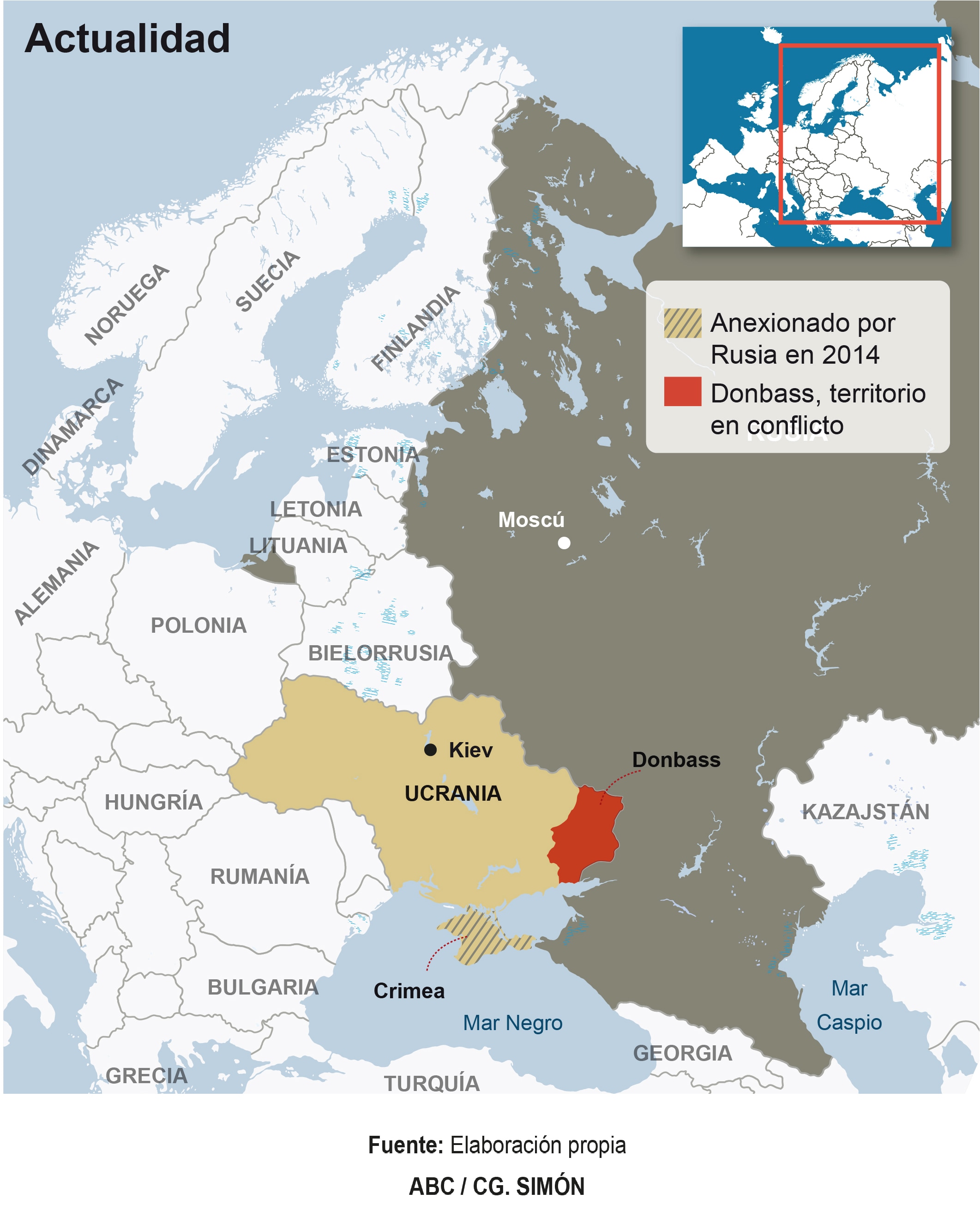 Ucrania, una tierra en permanente disputa en el corazón de Europa