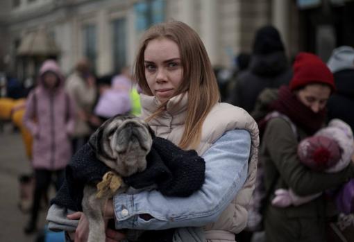 Llanto e incertidumbre en la estación de Leópolis