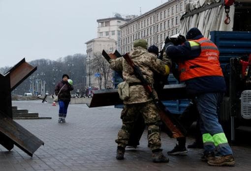 Kiev se prepara para la guerra urbana frente al ejército ruso