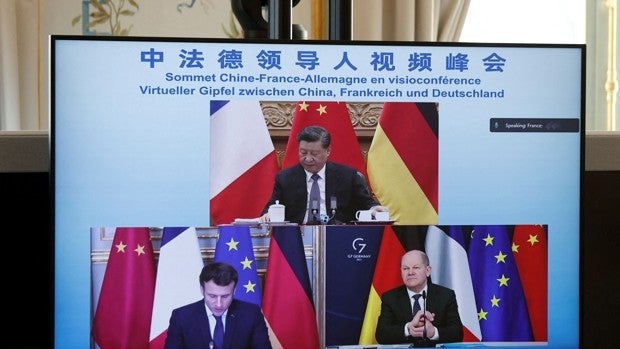 Macron, intermediario entre Xi Jinping y Olaf Scholz