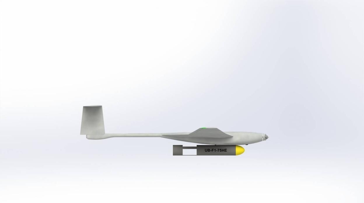 Imagen del drone empleado por las fuerzas ucranianas