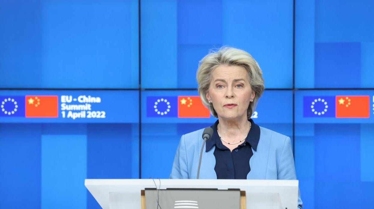 La presidenta de la Comisión Europea, Ursula von der Leyen