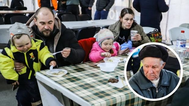 Valentyn, el anciano que condujo más de 1.000 km para salvar a su familia de la guerra en Ucrania