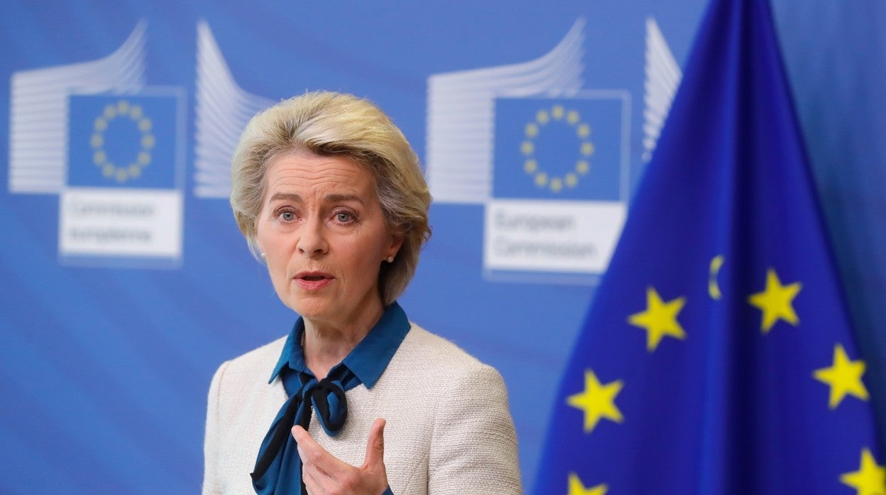 La presidenta de la Comisión Europea, Ursula Von der Leyen