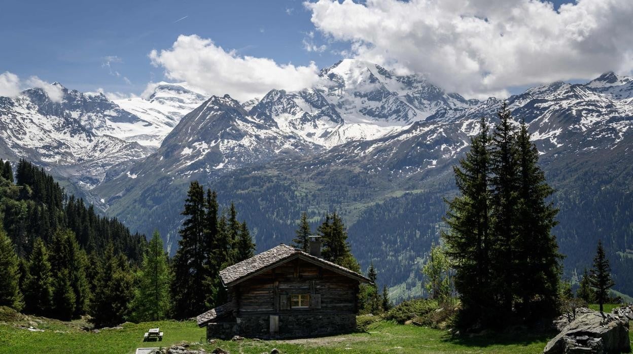 Vista general del Grand Combin en Suiza, donde se ha producido el accidente