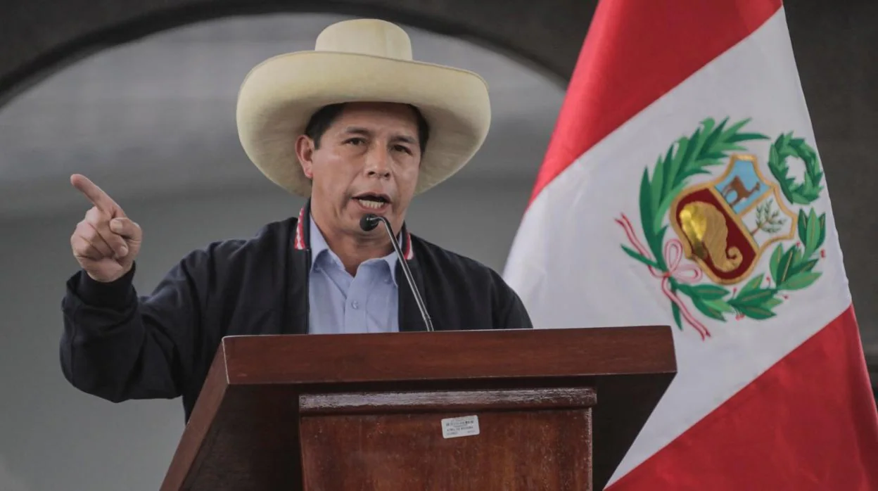 El presidente de Perú, Pedro Castillo