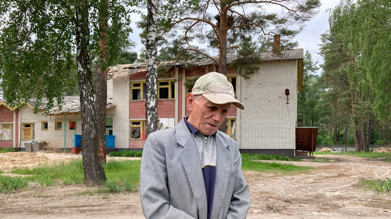 Petro, uno de los supervivientes del encierro en la escuela de Yagidne