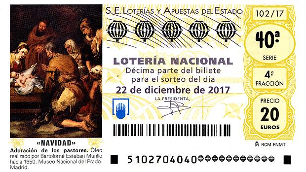 Más allá del número: ¿de qué se compone un décimo de Lotería de Navidad?