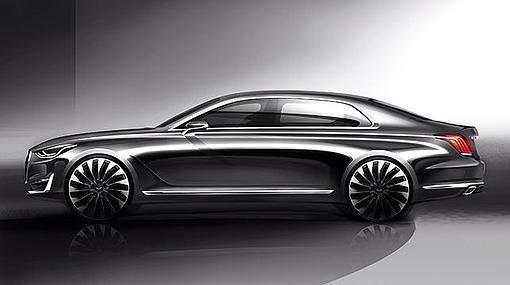 Aún no se adivina si el Genesis G90 tendrá dos o cuatro puertas