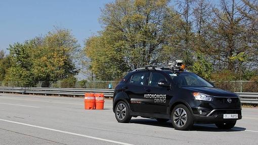 Éste es el SsangYong Korando equipado para conducir sin conductor