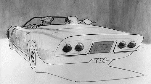 Diseño del Opel GT de 1968