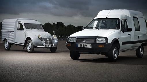 Furgoneta 2CV y C-15
