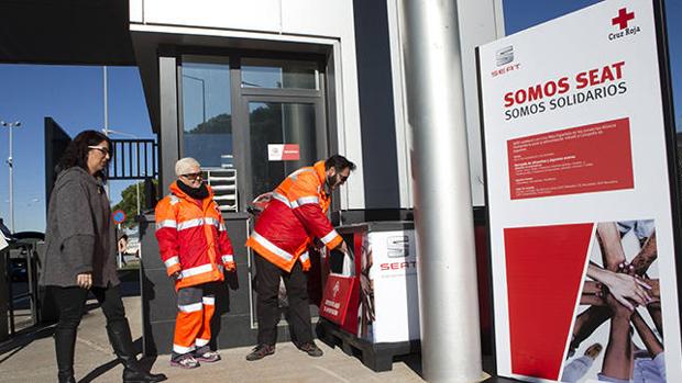 2,3 toneladas de comida han donado Seat y sus trabajadores a la Cruz Roja Española