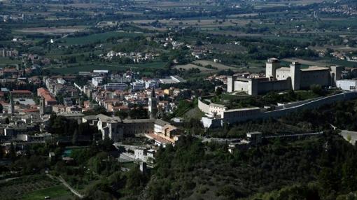 Vista general de Spoleto