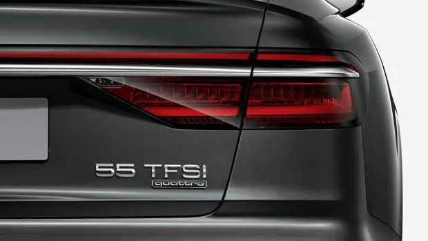 El A8 estrena la nueva nomenclatura de Audi paras las potencias de sus modelos