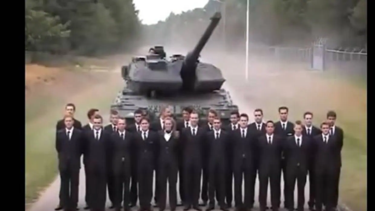 YouTube: la arriesgada prueba de frenos de un tanque Leopard que pudo acabar en desgracia