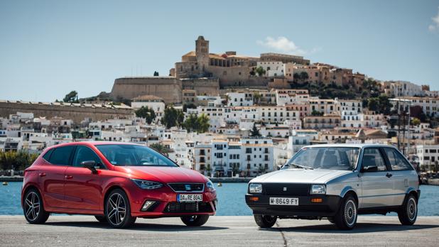 Encuentra las diferencias: Seat Ibiza 1984 frente a Seat Ibiza 2018