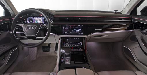 A prueba el nuevo Audi A8: portento tecnológico de diseño minimalista