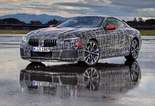 Últimas pruebas en circuito para el nuevo BMW Serie 8 Coupé