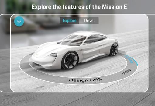 Una app permite colocar en tu garaje el futuro Porsche eléctrico