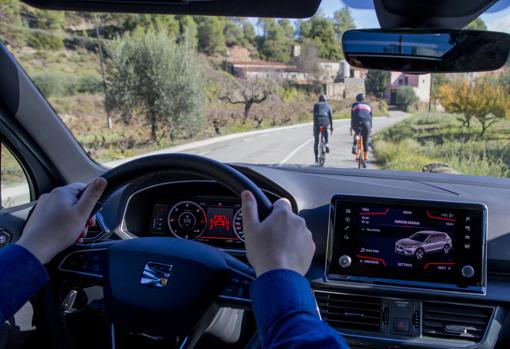La tecnología de los coches que protege a los ciclistas