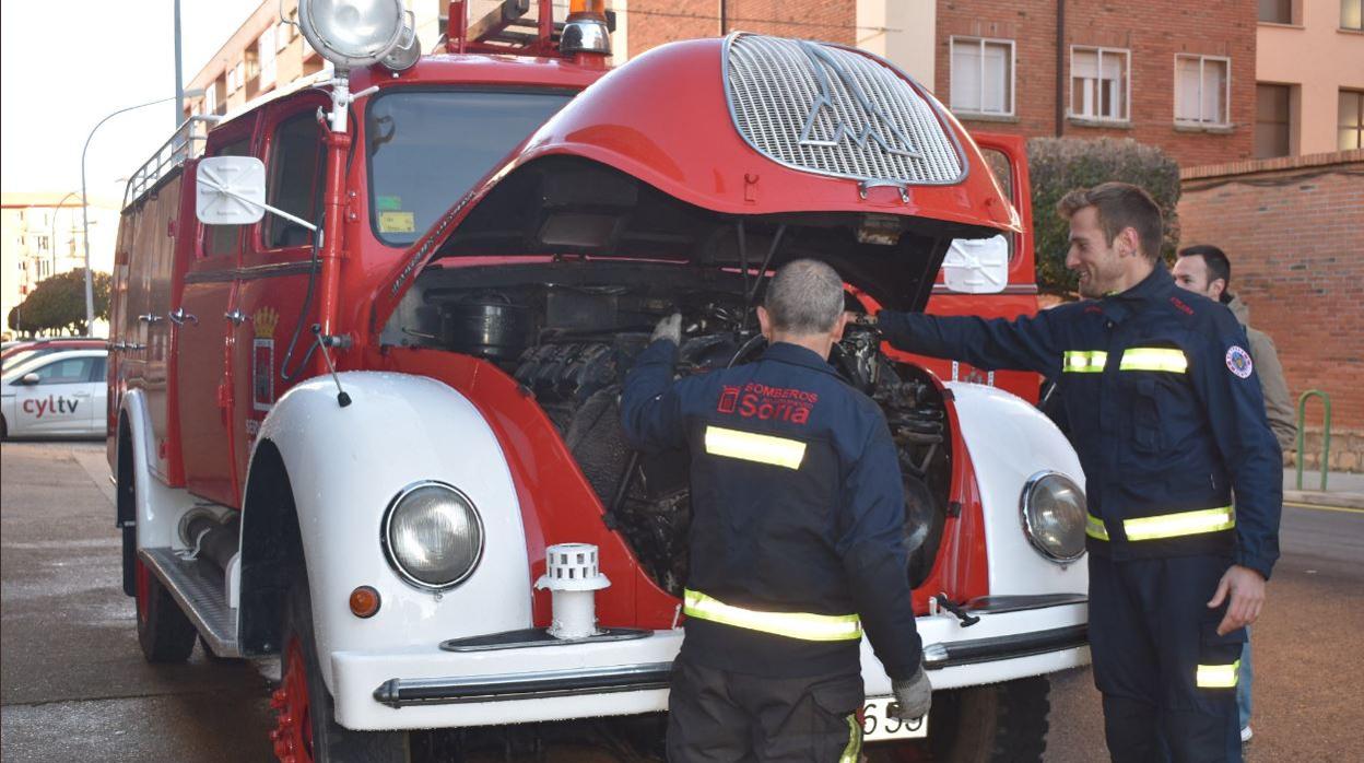 El histórico regalo de los bomberos de Soria a los Reyes Magos