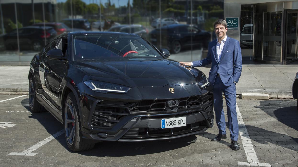 Andrea Baldi, durante su visita a Madrid