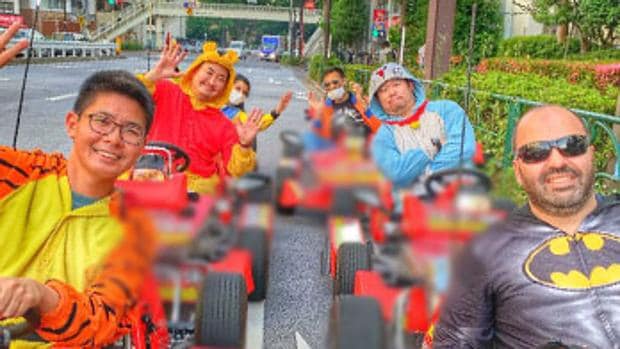 Se acerca el final de Mario Kart sobre ruedas por las calles de Japón