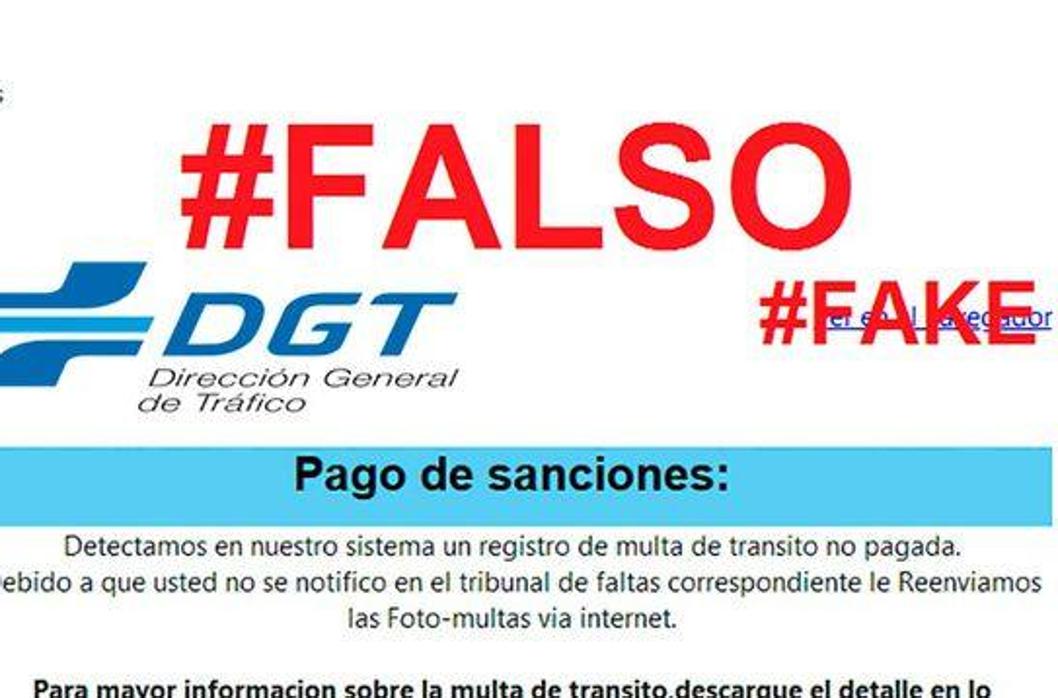 La DGT alerta de un nuevo timo que pide que pagues una multa de «transito»