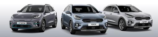 Kia e-Niro eléctrico, Niro PHEV enchufable y Niro Hybrid