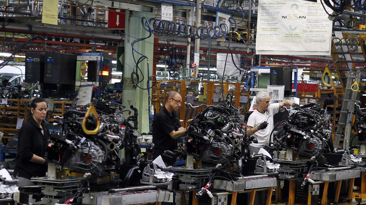 Factoría de Nissan en la Zona Franca, en una imagen de archivo