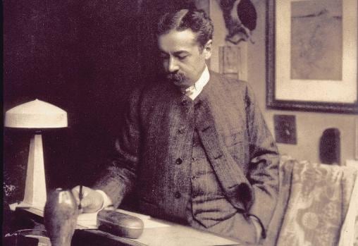 René Lalique, fotografiado por Henry Manuel