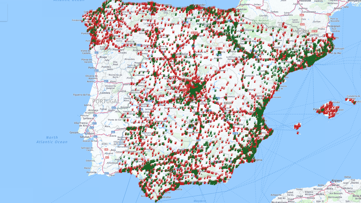 Ruta por las gasolineras más baratas