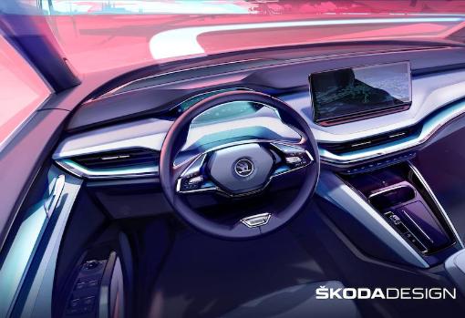 Interior del nuevo Skoda Enyaq