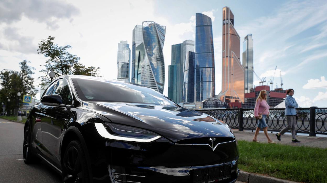 Tesla Model X en Moscú