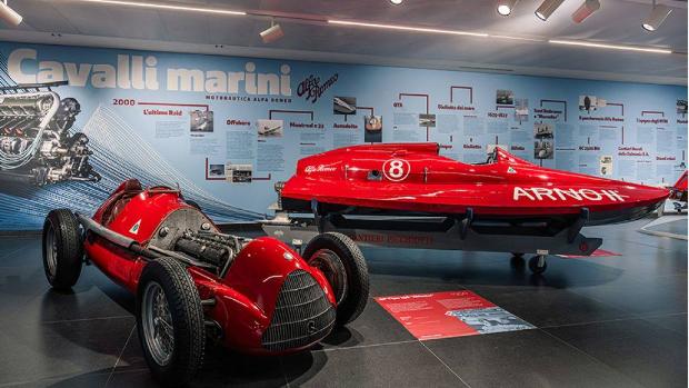 «Caballos de mar», la exposición de los vehículos más desconocidos de Alfa Romeo