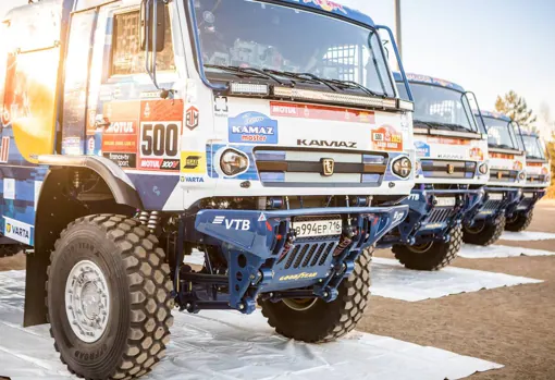 KAMAZ-master, los camiones más brutales para atravesar el desierto