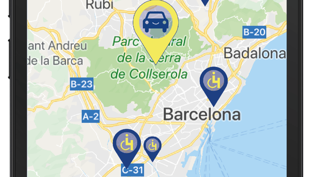 Park4Dis, la app que muestra plazas reservadas para personas con movilidad reducida