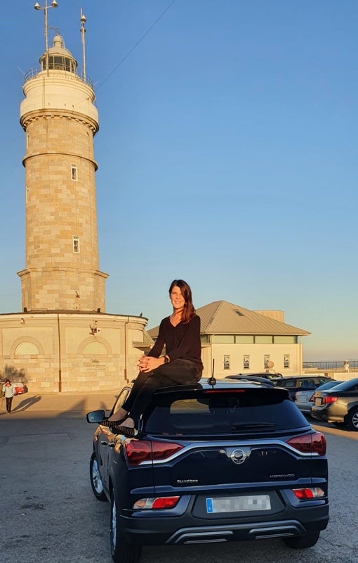 El coche de Ruth Beitia: «No he tenido ningún accidente en 22 años conduciendo»