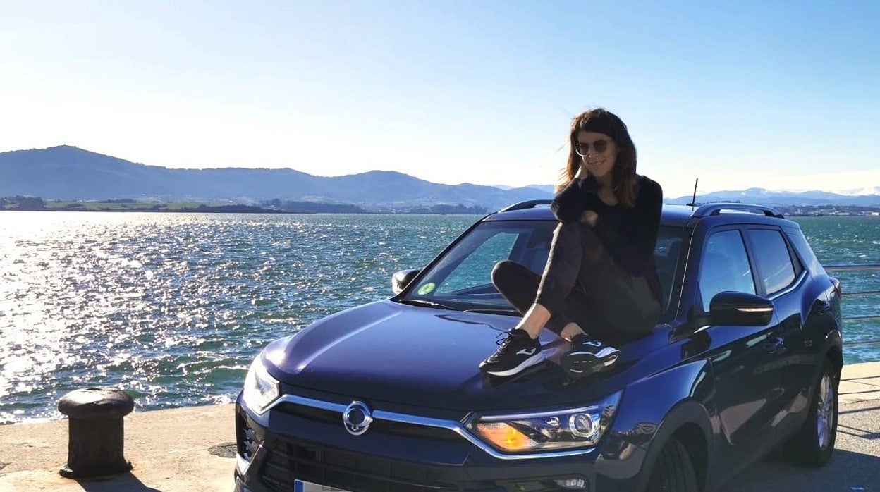 El coche de Ruth Beitia: «No he tenido ningún accidente en 22 años conduciendo»