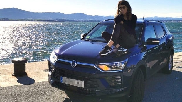 El coche de Ruth Beitia: «No he tenido ningún accidente en 22 años conduciendo»