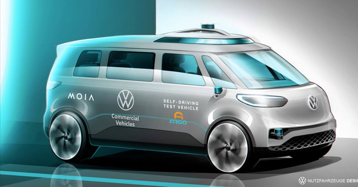 ID.Buzz autónoma de Volkswagen Vehículos Comerciales