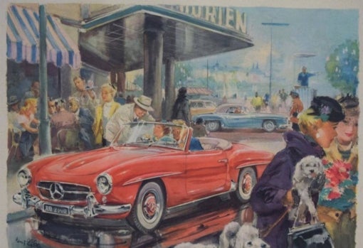 Hans Liska, el hombre que amaba dibujar los Mercedes