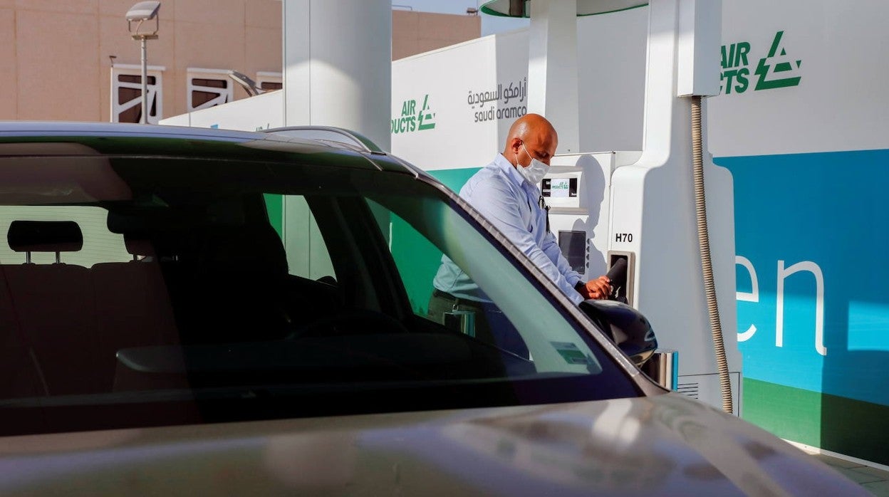 Estación de repostaje de hidrógeno en Arabia Saudí