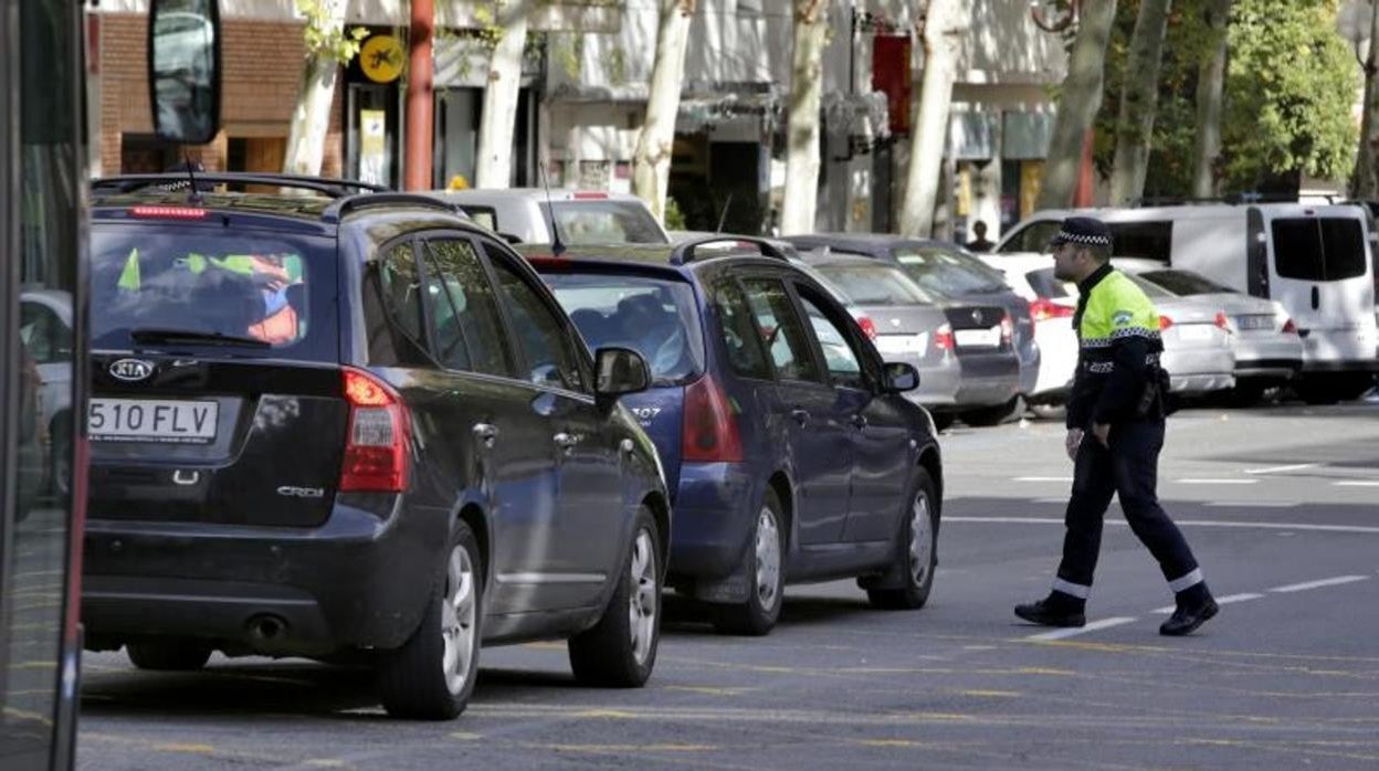 Control de tráfico en Sevilla